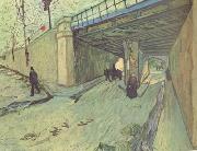 Vincent Van Gogh The Railway Bridge over Avenue Montmajour,Arles (nn04) oil painting picture wholesale